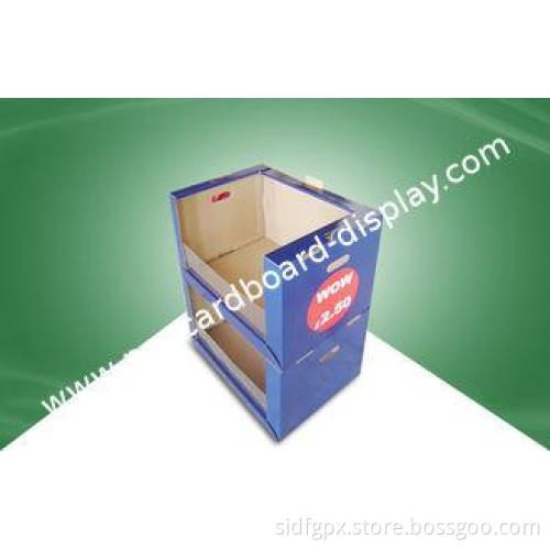 Point of Sales Cardboard Dump Bin Display Box Display Units